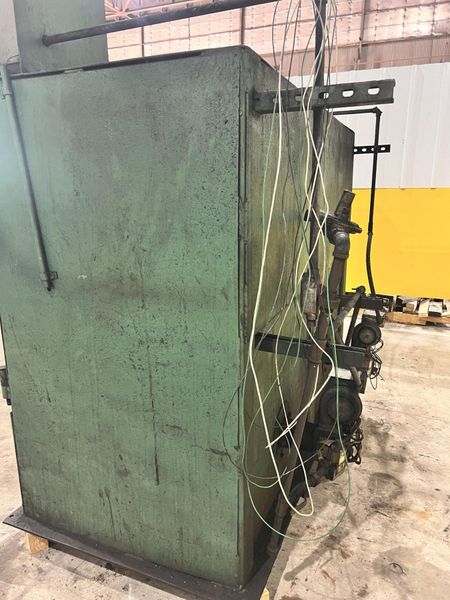 1998 DAYTON DUAL ZONE GAS POWERED PRE-HEAT DIE OVEN, WITH DIGITAL TEMP CONTROLLER: STOCK #20215