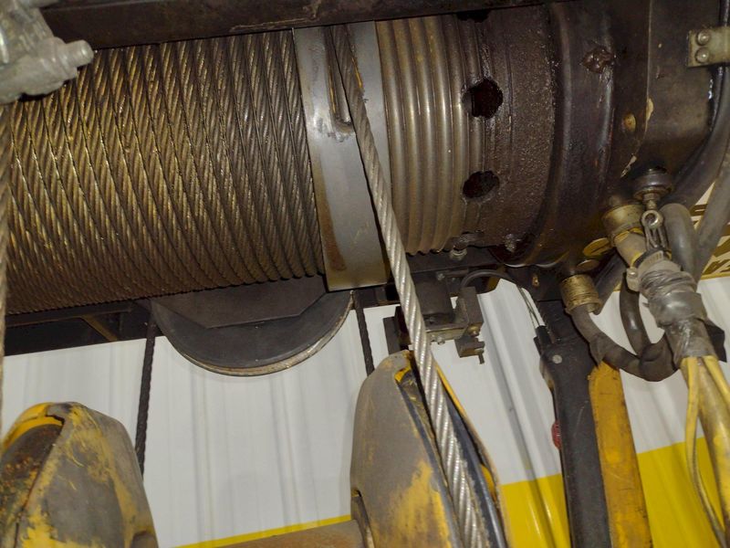 5 TON 10,000 LBS KONE MODEL #FEM 1AM POWER CABLE HOIST WITH TROLLEY: STOCK #18668