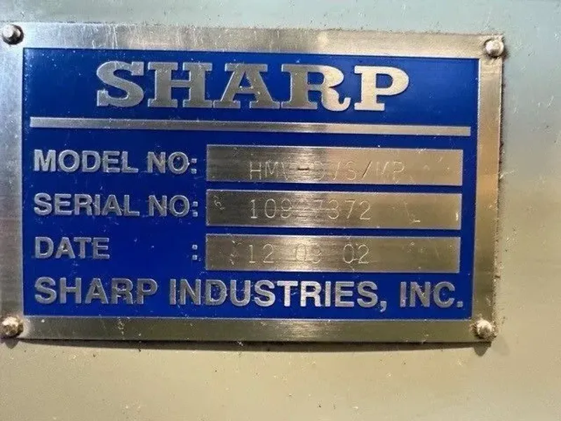 SHARP HMV CNC Vertical Milling Machine MILPWR #7410