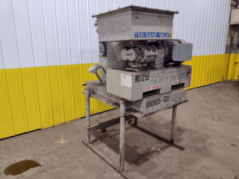 25 HP DEMARCO MODEL #MK25E "MAX-VAC" PORTABLE INDUSTRIAL VACUUM SYSTEM: STOCK #19578