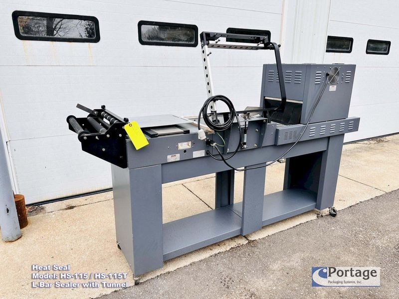 HEAT SEAL Model: HS-115 & HS-115T  ||  Combination L-Bar Sealer & Heat Tunnel