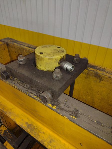 50 TON ENERPAC HYDRAULIC H-FRAME PRESS: STOCK #22364