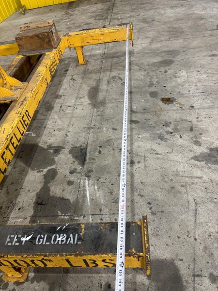 8,000 LBS X 10' X 8' LETELLIER 4-ARM SPREADER BAR LIFT BEAM WITH CENTERING ADJUSTMENT: STOCK #21
