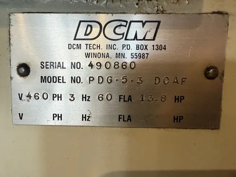 DCM WILSON TOOL PDG-5-3  AUTOMATIC Rotary Surface Grinder #7750