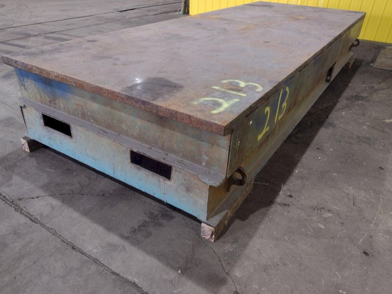 16' X 6' X 26"H HEAVY DUTY STEEL TOP WELDING LAYOUT TABLE: STOCK #18978