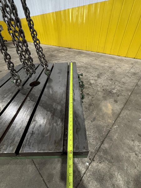 36" X 48" GIDDINGS & LEWIS AIR LIFT ROTARY TABLE: STOCK #23588