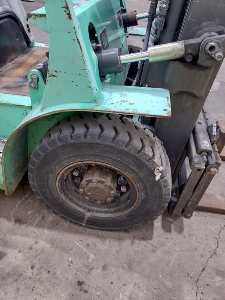 5,000 LB MITSUBISH MODEL #QA14  PROPANE FORKLIFT TRUCK: STOCK #19603