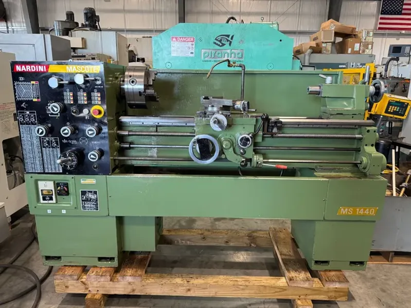 NARDINI MASCOTE MS-1440 14”/19.75” x 40”cc Gap Bed Lathe #7980