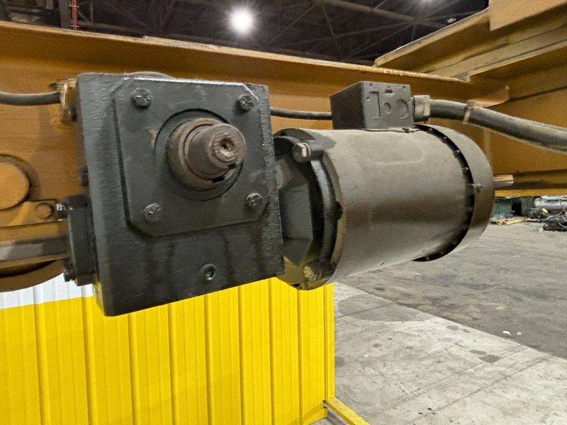 7.5 TON x 27'-4" MOVE HANDLING SYSTEMS SINGLE GIRDER BRIDGE CRANE W/ SHAW-BOX HOIST: STOCK #2101