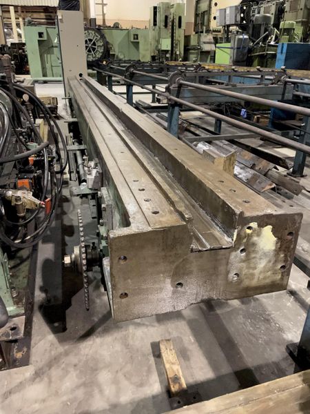 50,000 LBS x 38' VAUGHN DOUBLE PULL/ SINGLE CHAIN DRAW BENCH: STOCK #13578