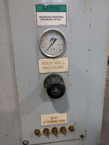 12" X .25" COE MODEL #CPRF-412 POWERED SERVO COIL STRIP FEEDER: STOCK #13490