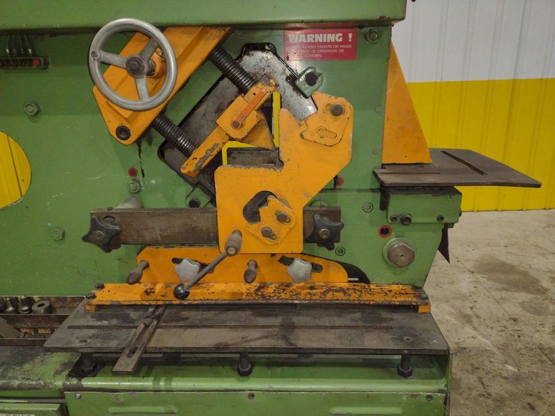 66 TON PEDDINGHAUS MODEL #66/110 PEDDIMASTER HYDRAULIC IRONWORKER: STOCK #22239