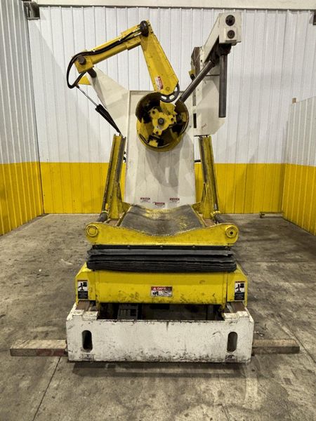 15,000 LBS X 24" COE MODEL #CPR-PO-15024  COIL REEL UNCOILER W/ COIL CAR: STOCK #23435