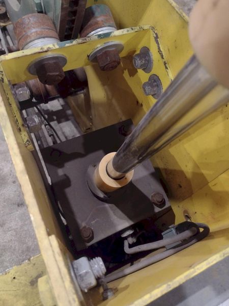 11,600 LBS RIMCO MODEL #R5-2450 ROTATOR POWERED I-BEAM ROLLOVER / ROTATOR MACHINE: STOCK #23597