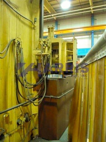 124" Bullard Dyn-au-tape 2 Axis CNC Vertical Boring Mill with Fanuc 15TT Control