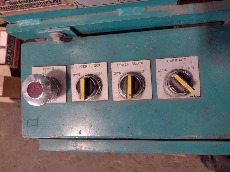 72" X 18 GA IOWA PRECISION MODEL WHISPER-LOC HYDRAULIC PITTSBURG SEAM CLOSURE MACHINE: STOCK #17