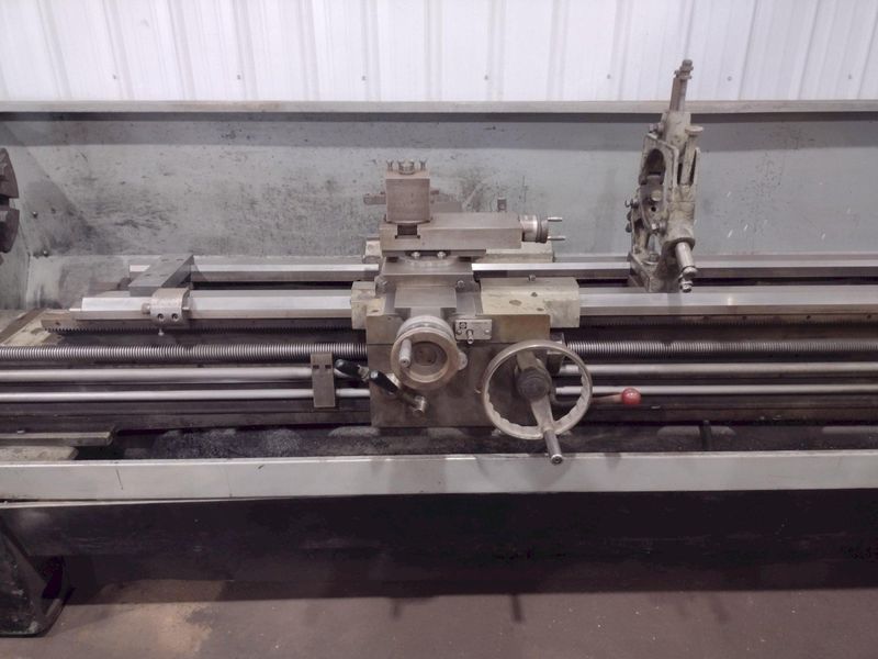 17" x 108" CLAUSING COLCHESTER MODEL #17 ENGINE LATHE, 3.25" HOLE: STOCK #22567