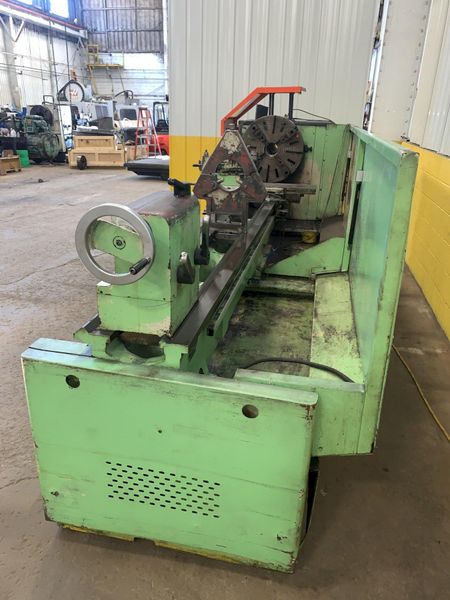 25" X 120" DOALL ROMI MODEL 25H GAP BED ENGINE LATHE W/ 4" HOLE: STOCK #12892