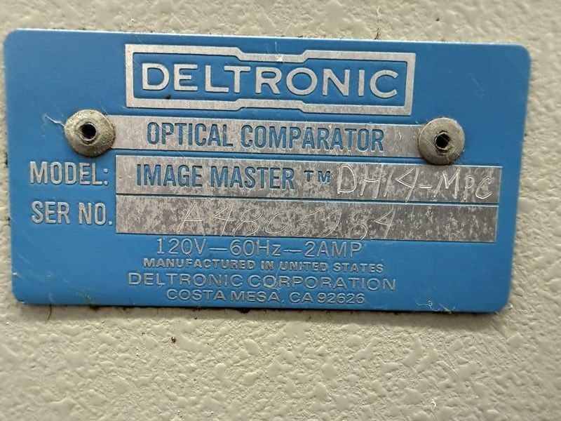 Deltronic Image Master DH14-MPC 14″ Optical Comparator