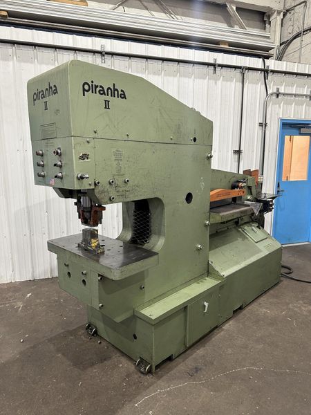 140 TON PIRANHA model P11-140 HYDRAULIC IRONWORKER : STOCK #77765