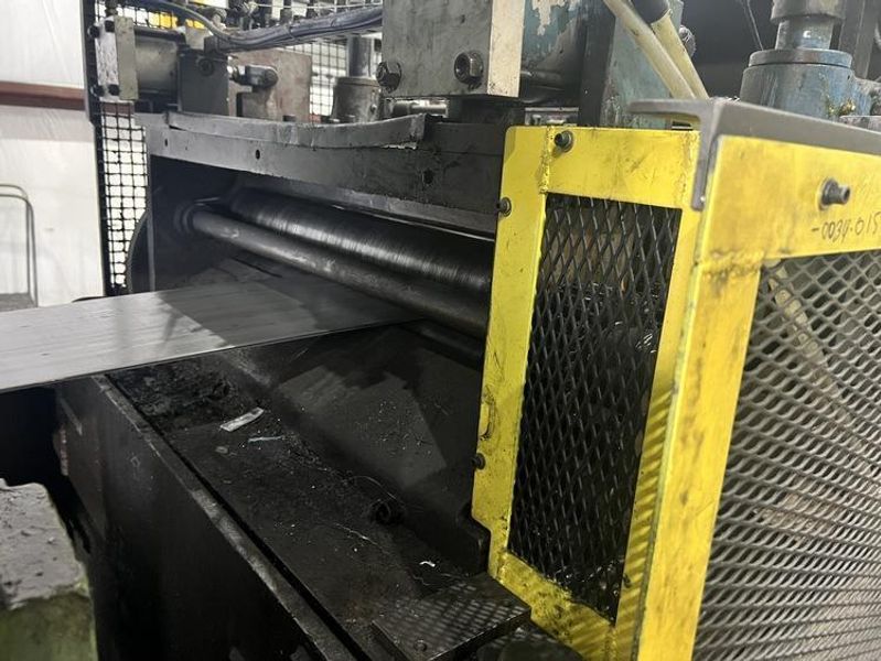 15,000 LB x 36" x .312" COE Coil Cradle Straightener Feeder Space Saver Servo Feed Line