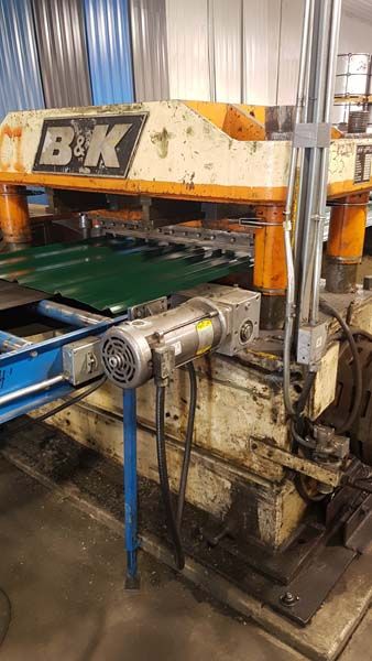 14 STAND B & K 3.5" ARBOR ROLLFORMER LINE