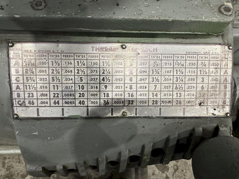 54" X 84" LEBLOND MODEL 4025-42NK HEAVY-DUTY LATHE: STOCK #77583