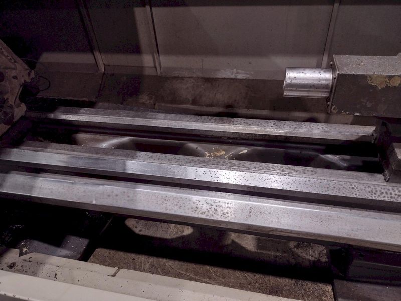 20" X 80" NARDINI MODEL LOGIC 250G CNC FLAT BED LATHE TURNING CENTER, 3.125" HOLE: STOCK #19739