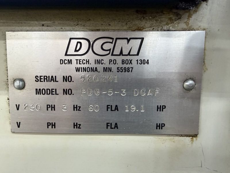 DCM Wilson Tool PDG-5-3 DCAF Automatic Rotary Surface Punch and Die Grinder