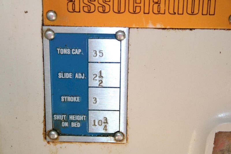35 TON BLISS OBI PRESS