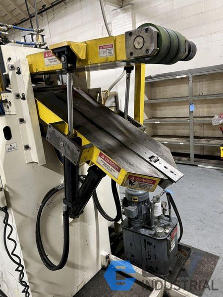 6,000 x 12" Coe Press Equipment High Strength Steel Coil Feed Line with Double End Reel, Powered