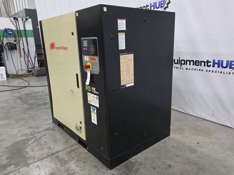 Ingersoll Rand RS15NE-A145 20 HP Variable Speed Rotary Screw Air Compressor (3,078 Hours)