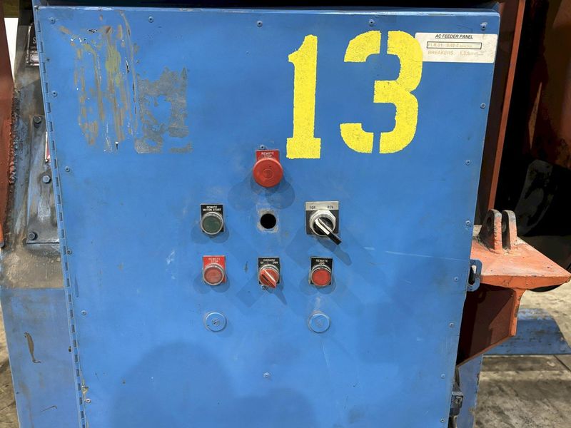 10,000 LB X 54" AMERICAN MODEL #1000 POWERED RECOILER WITH PUSH OFF: STOCK #21981