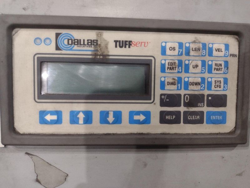 36”  DALLAS MODEL #DRFE-336-LH SERVO FEEDER WITH TUFFSERV CONTROL: STOCK #21658