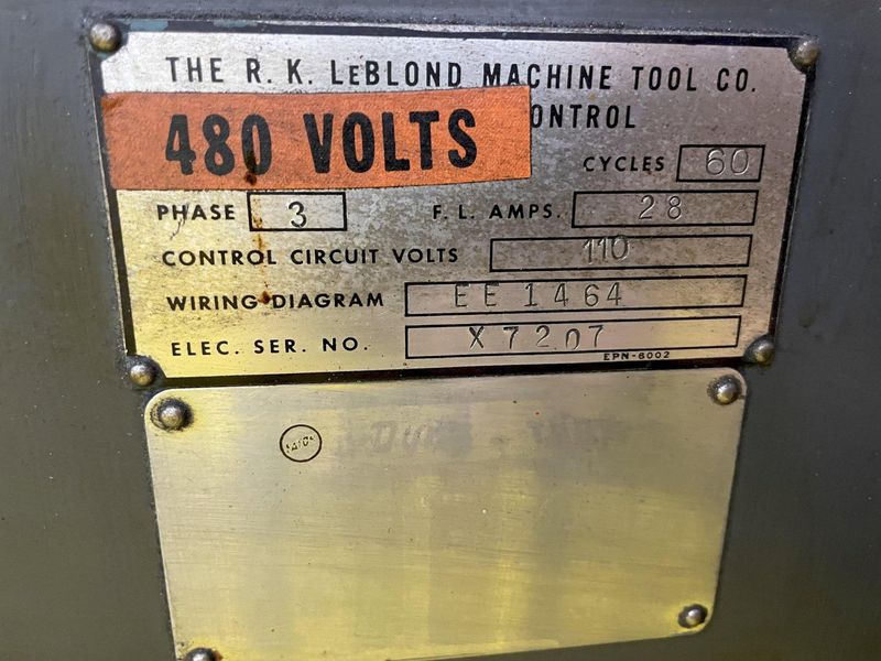 26" X 72" LEBLOND REGAL  MODEL #3H ENGINE LATHE: STOCK #14935