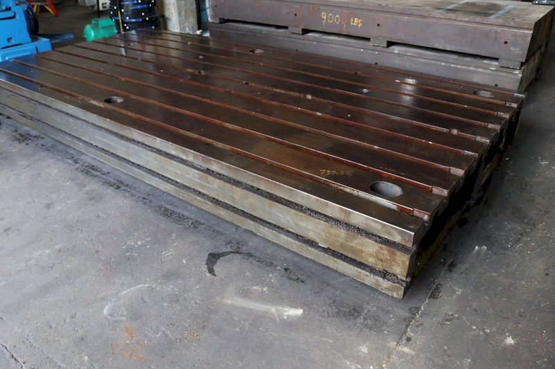 163' X 78-1/2' X 14' CUSTOM T SLOTED FLOOR PLATE STK #73258