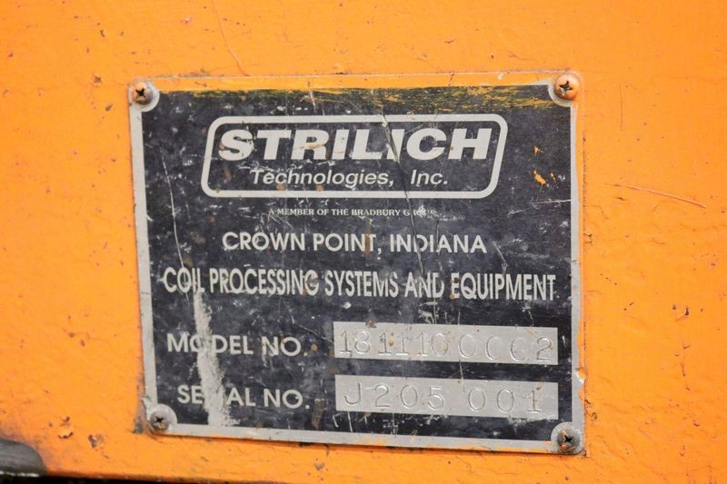 20,000 LBS STRILICH TRAVELING UPENDER WITH COIL CAR: STOCK #72763