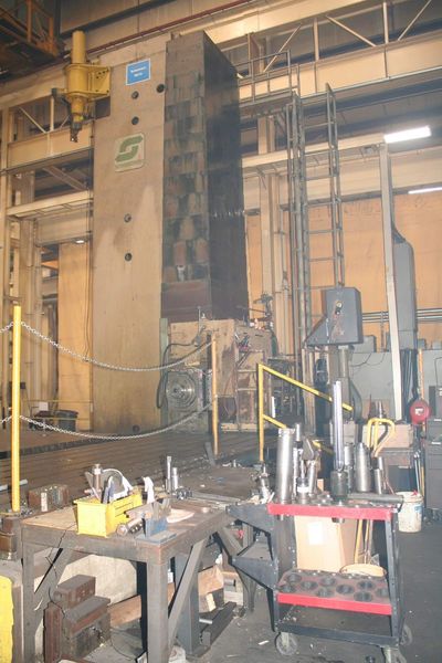 8.78' SCHARMANN FLOOR TYPE HORIZONTAL BORING MILL: STOCK #69635