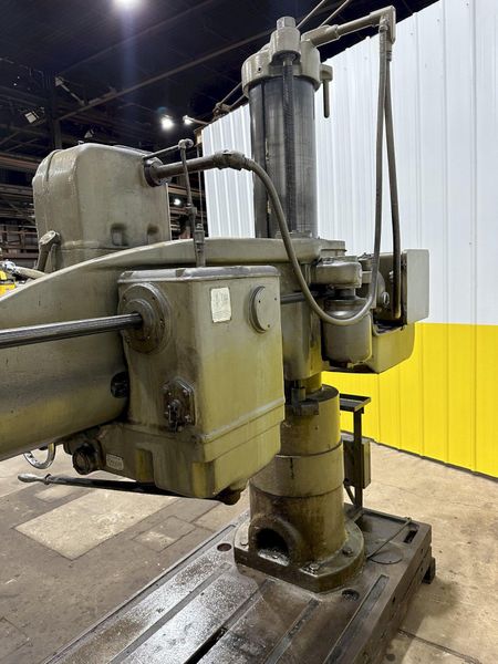 4' X 11" CARLTON MODEL #1A RADIAL DRILL: STOCK #19439