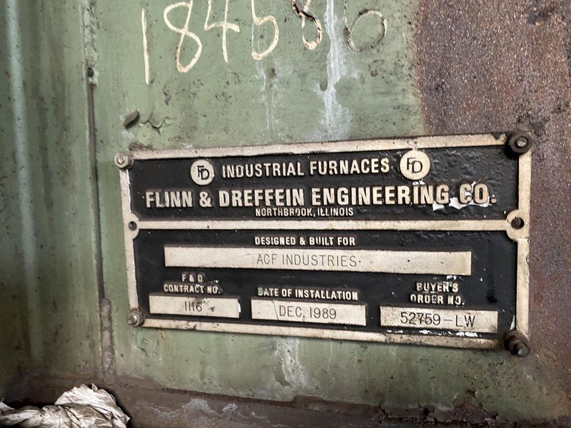 144" FLINN & DREFFEIN ENGINEERING PASS THROUGH GAS FIRED FURNACE: STOCK #13372