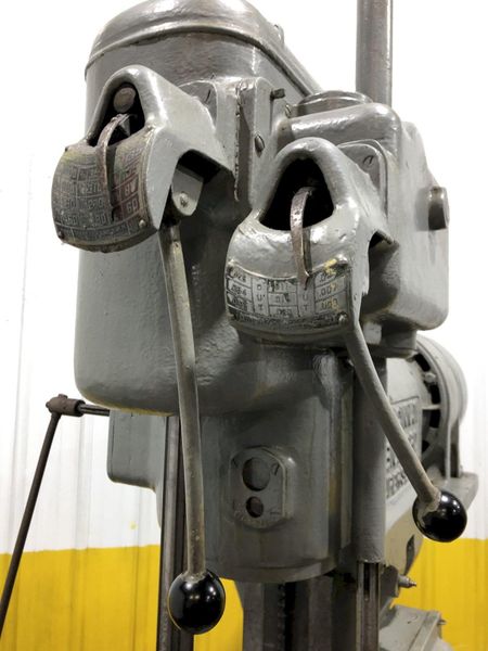 24" CINCINNATI BICKFORD SUPER SERVICE SINGLE SPINDLE DRILL PRESS: STOCK #19163