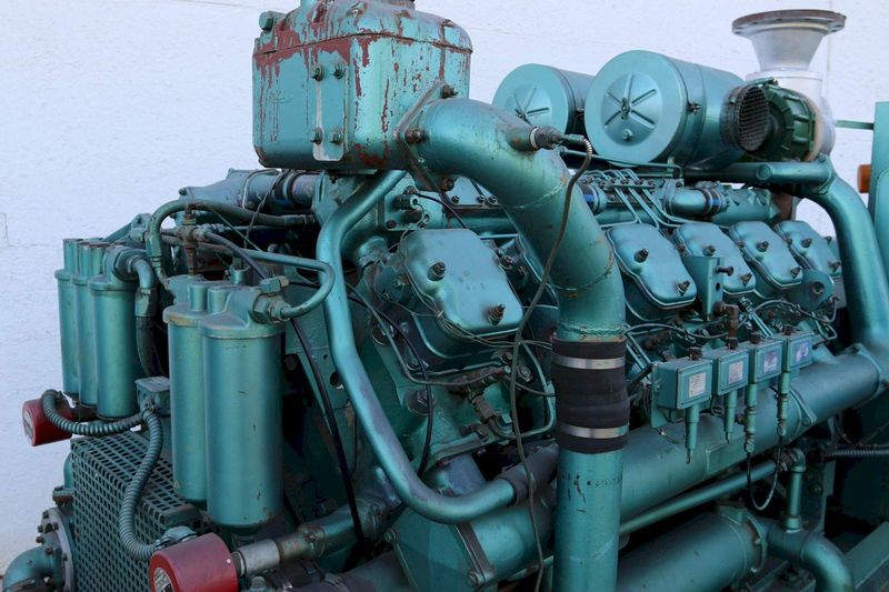 500 KW FAIRBANKS MORSE MODEL 500T-12V STAND BY DIESEL GENERATOR: STOCK