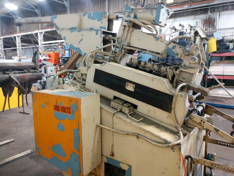 10,000 LB 5 TON X 12" X .156" LITTELL COIL FEED LINE WITH COIL REEL & STRAIGHTENER: STOCK 14941
