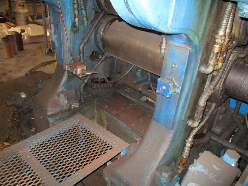 24" X 10" FARREL 4-ROLL "INVERTED L" RUBBER CALENDER ROLLING MILL WITH PAYOFF: STOCK #17226