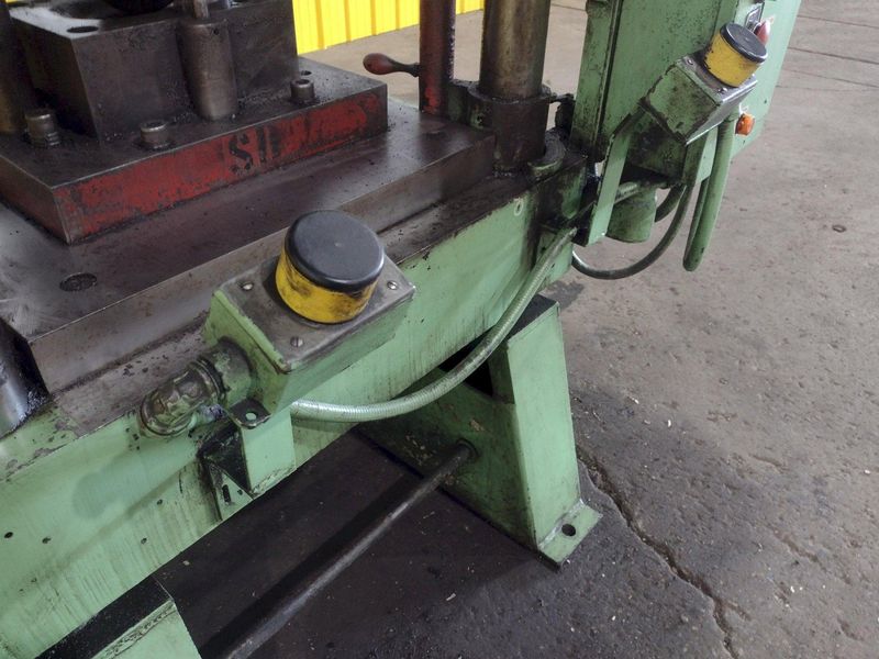 125 TON RODGERS MODEL MD125-2629A-WE 4-POST HYDRAULIC PRESS 18" STROKE: STOCK #11411
