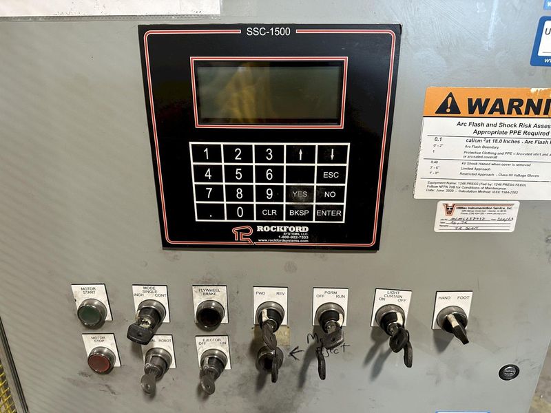 170/115 TON BLISS MODEL #4B DOUBLE ACTION TOGGLE PRESS: STOCK #20173