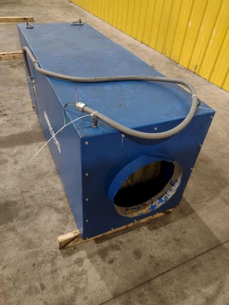 2500 CFM AIR KING MODEL #M-25DHE AIR FILTRATION UNIT W/ STAND: STOCK #23529