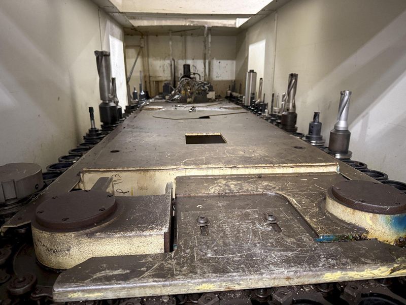 Used, 6" Giddings & Lewis CNC Table Type Horizontal Boring Mill