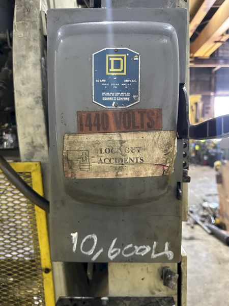 60 TON L&J MODEL #W60 OBI STAMPING PRESS 6" STROKE: STOCK #23648