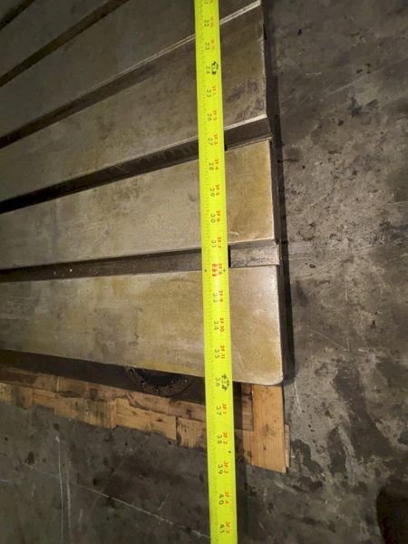 36" X 48" GIDDINGS & LEWIS AIR LIFT ROTARY TABLE: STOCK #23586